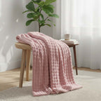 Rabbit Faux Fur Throw Blanket Ultra Soft Luxury Throw for Sofa And Bed