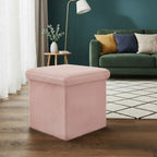 Teddy Soft Square Storage Box with Lid Elegant Organizer for Any Room
