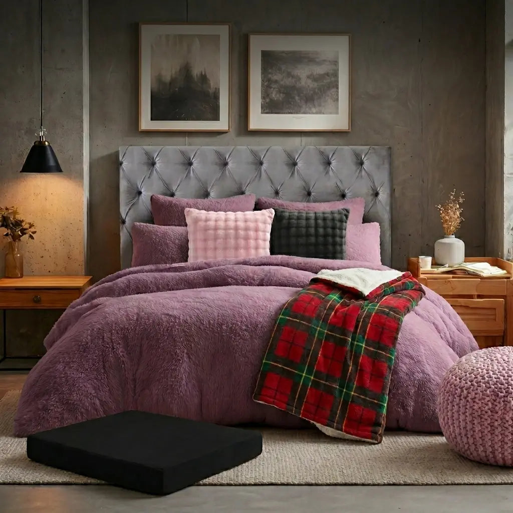 Duvet, pillow, pouffe, bed linen, all in one place snug city
