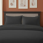 Microfibre Soft Touch Satin Stripe Housewife Pillowcase Pair