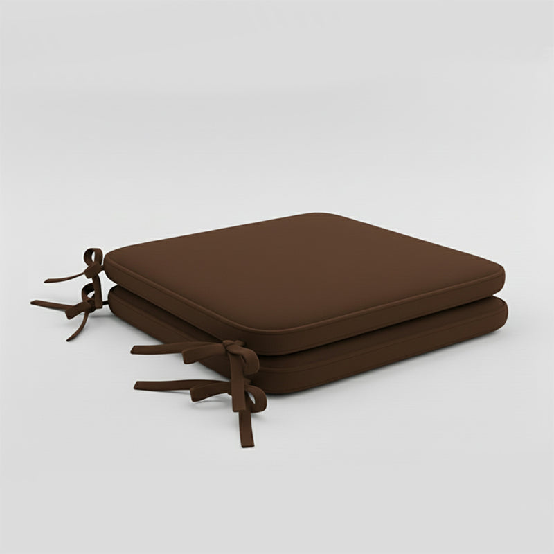 Foam Seat Pad with Ties Pack of 2 Comfortable Chair Cushion for Dining, Kitchen Garden Seating