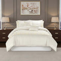 Embroidered Floral Duvet Cover Set Luxury Bedding Matching Pillowcases