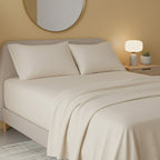 Flannelette Flat Sheet Soft Brushed Cotton Bedding for Warmth Comfort