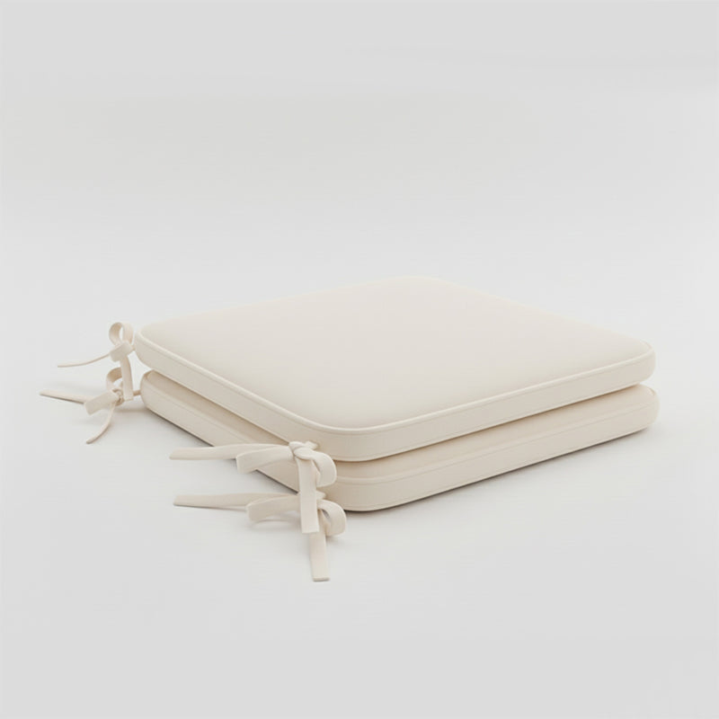 Foam Seat Pad with Ties Pack of 2 Comfortable Chair Cushion for Dining, Kitchen Garden Seating