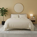 Flannelette Cotton Duvet Cover Set Soft Brushed Warm Bedding Set