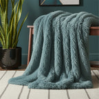 Cuddly Extra Fluffy Throw Ultra Soft Plush Blanket for Sofa Bed Home Decor