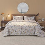 Floral Complete Bedding Set Duvet Cover Set Pillowcase Fitted Sheet