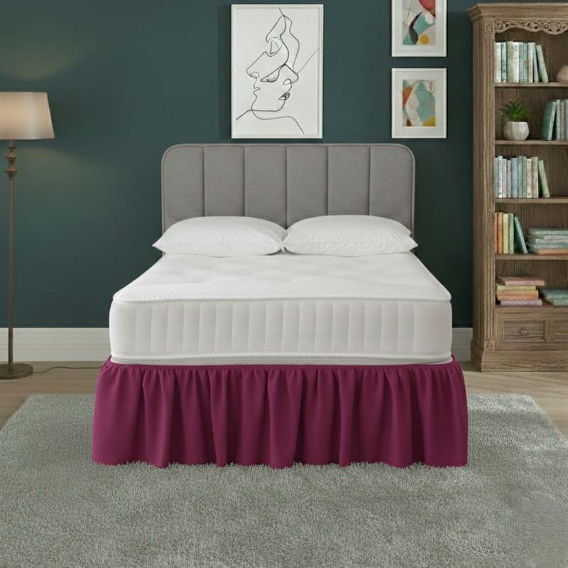 Base Valance Polycotton Sheet for Divan Beds Easy Care Bed Base Cover