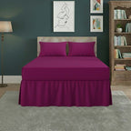 Fitted Valance Bed Sheet Polycotton Mattress Cover And Frill Easy Care