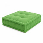 Teddy Fabric Square Booster Cushion Soft Seat Riser Pad for Dining Chair