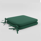 Foam Seat Pad with Ties Pack of 2 Comfortable Chair Cushion for Dining, Kitchen Garden Seating
