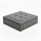 Teddy Fabric Square Booster Cushion Soft Seat Riser Pad for Dining Chair