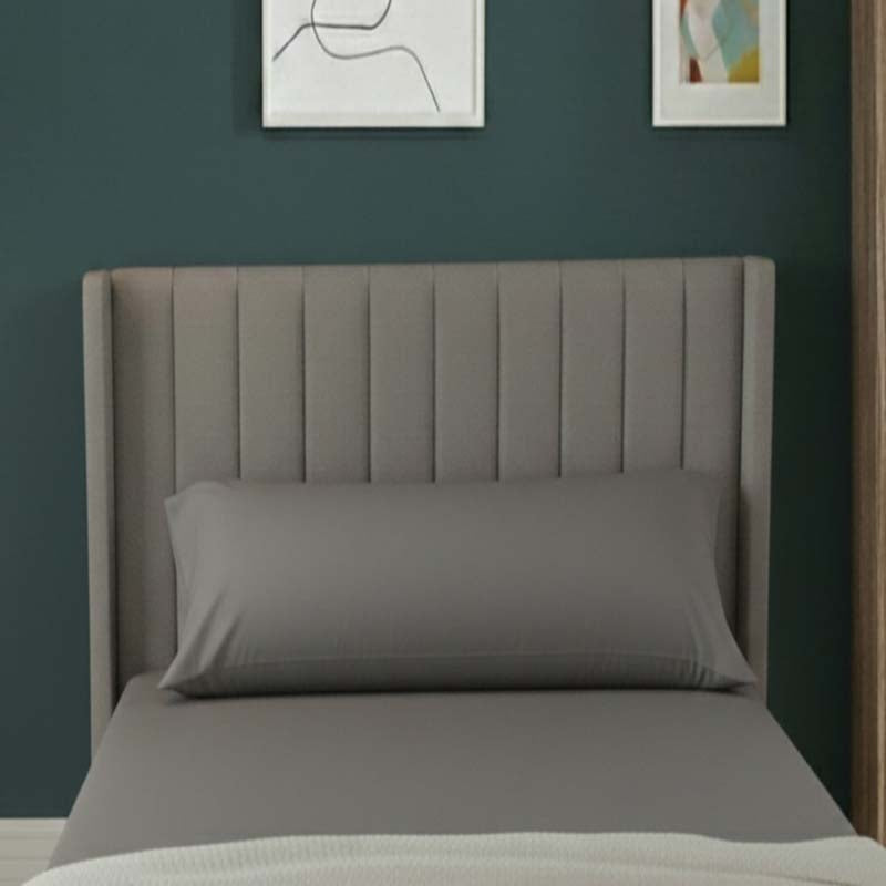 Bolster Support Pillow Pillowcase Plain Dyed Pillow Linen Easy Care