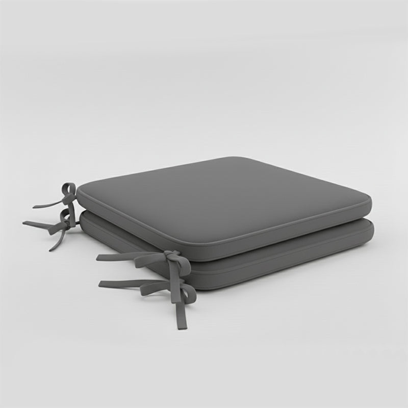 Foam Seat Pad with Ties Pack of 2 Comfortable Chair Cushion for Dining, Kitchen Garden Seating