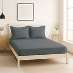 Luxury 200TC Oxford Border Pillowcase Pair Soft Feel