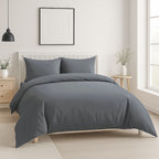 Luxury 200TC Duvet Cover And Pillowcases Set Bed Linen