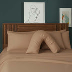 V Shape Pillowcase for Support Maternity Pillows Polycotton Easy Care
