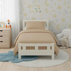 Flannelette Cotton Cot Bed Duvet Cover Set Brushed Warm Bedding Set