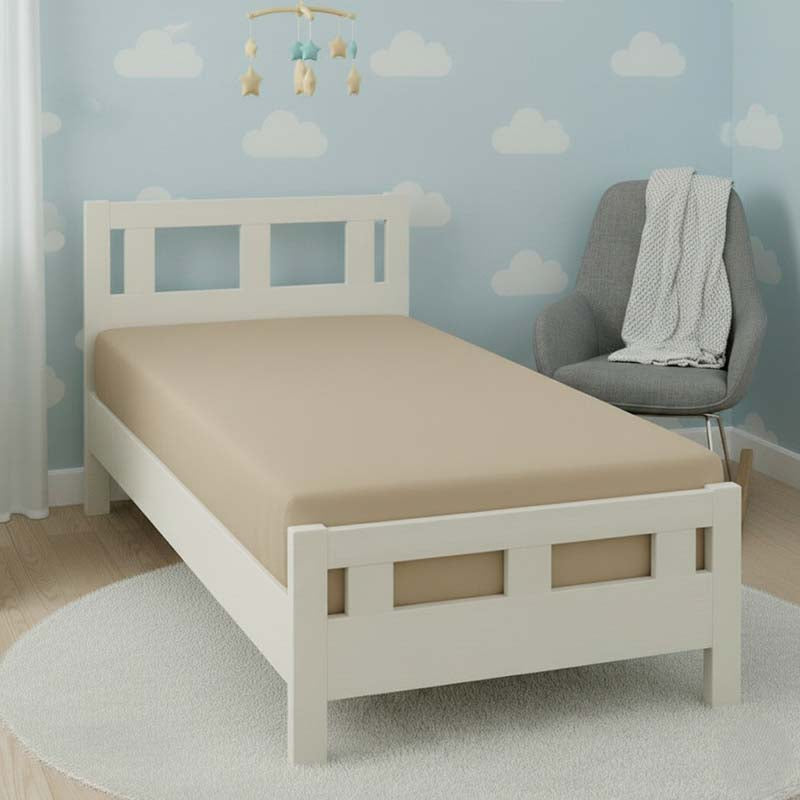 Flannelette Cot Bed Fitted Sheet Soft Brushed Cotton Bedding Comfort