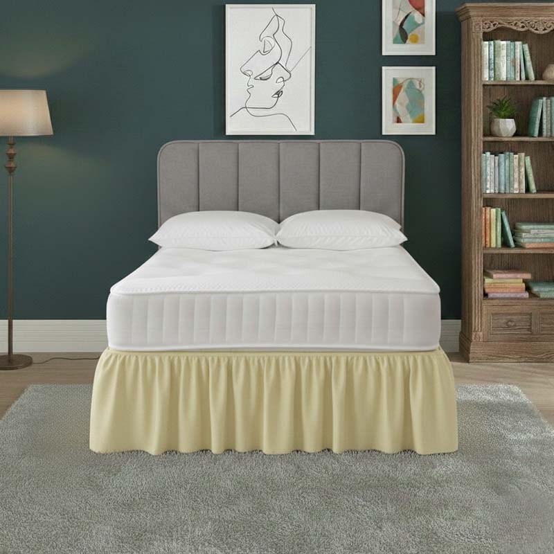 Base Valance Polycotton Sheet for Divan Beds Easy Care Bed Base Cover