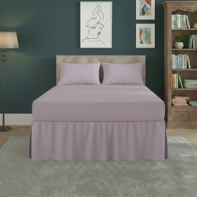 Fitted Valance Bed Sheet Polycotton Mattress Cover And Frill Easy Care