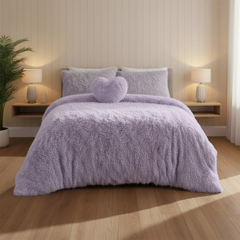 Super Fluffy Duvet Cover Ultra Soft, Cloud-Like Comfort Snug Sleep