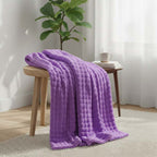 Rabbit Faux Fur Throw Blanket Ultra Soft Luxury Throw for Sofa And Bed