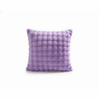 Square Teddy Design Cushion Cover Soft Plush Decorative Cushion Case