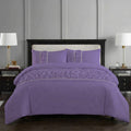 Ruffle Design Duvet Cover Soft Elegant Bedding Set with Pillowcases