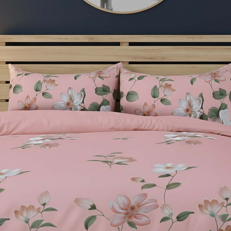 Flower Complete Bedding Set Duvet Cover Set Pillowcase Fitted Sheet
