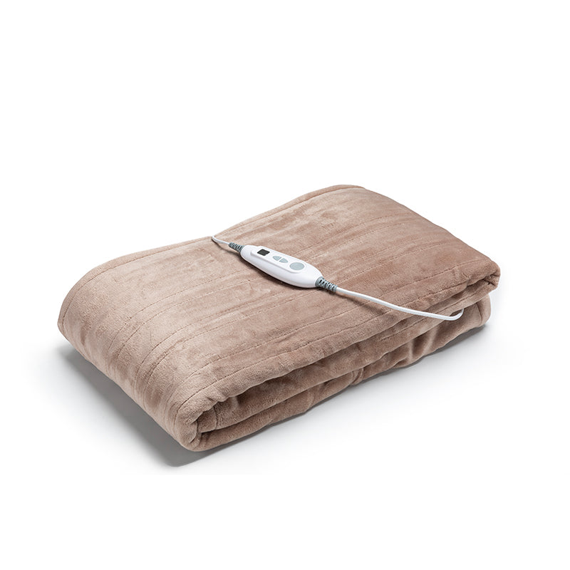 Electric Heated Over Blanket Throw 6 Heat Settings Machine Washable Soft Touch