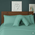 V Shape Pillowcase for Support Maternity Pillows Polycotton Easy Care