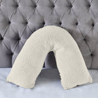 Teddy Bear Fleece Super Soft Cosy V Shape Pillowcase