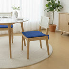 Foam Seat Pad with Ties Pack of 4 Comfortable Chair Cushion for Dining, Kitchen Garden Seating