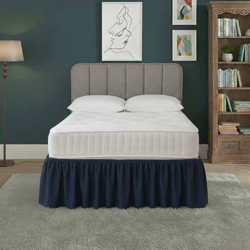 Base Valance Polycotton Sheet for Divan Beds Easy Care Bed Base Cover