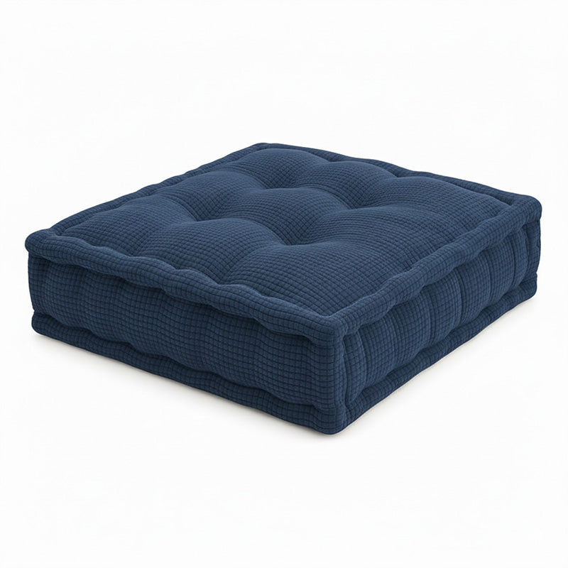 Teddy Fabric Square Booster Cushion Soft Seat Riser Pad for Dining Chair