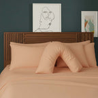 V Shape Pillowcase for Support Maternity Pillows Polycotton Easy Care