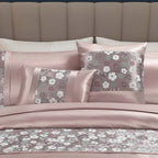Embroidery Duvet Cover Set Luxury Bedding with Matching Pillowcases