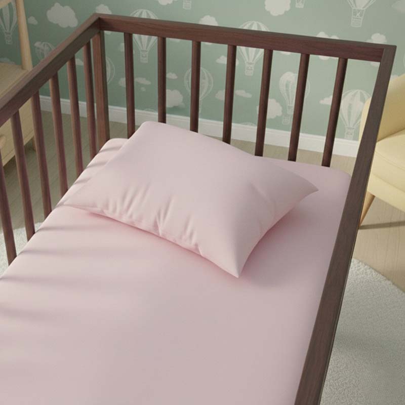 Flannelette Cot Bed Pillowcase Cover Soft Brushed Warmth And Comfort