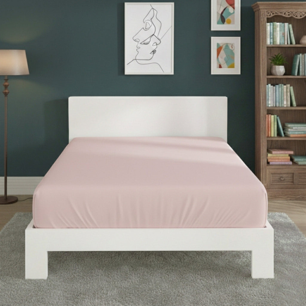 Polycotton Fitted Sheet Extra Deep 40cm Skirt Easy Care