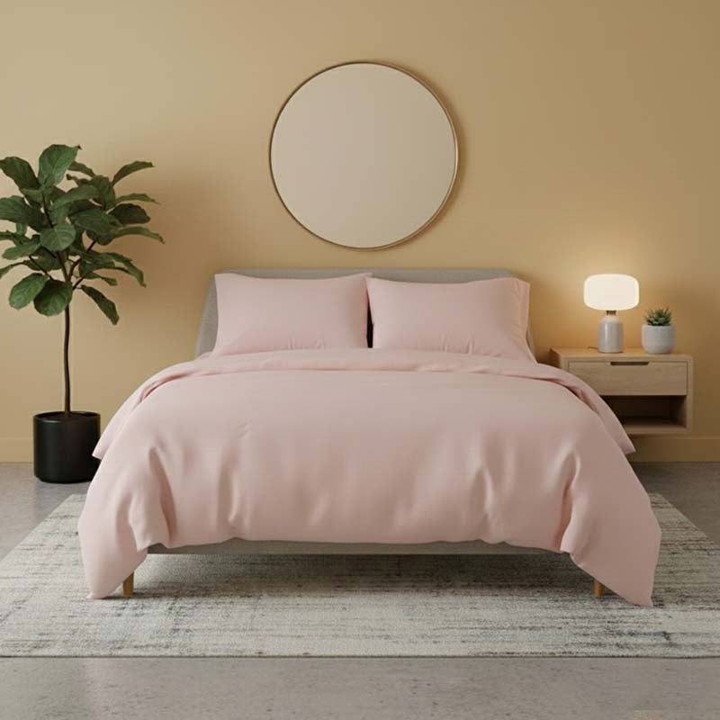 Flannelette Cotton Duvet Cover Set Soft Brushed Warm Bedding Set