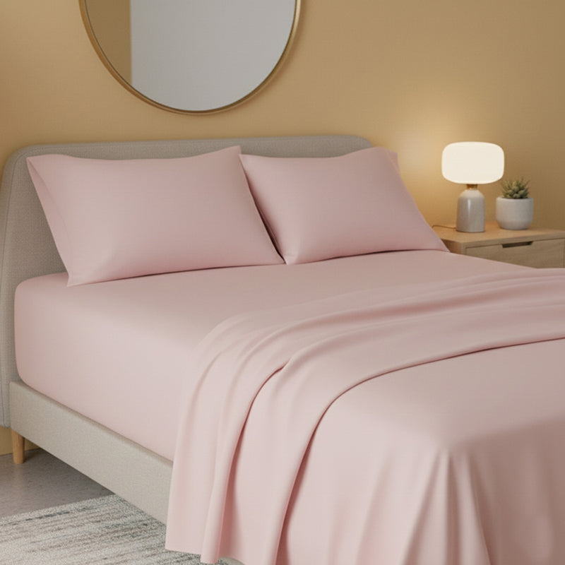 Flannelette Flat Sheet Soft Brushed Cotton Bedding for Warmth Comfort