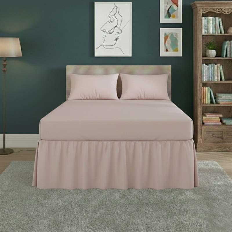 Fitted Valance Bed Sheet Polycotton Mattress Cover And Frill Easy Care