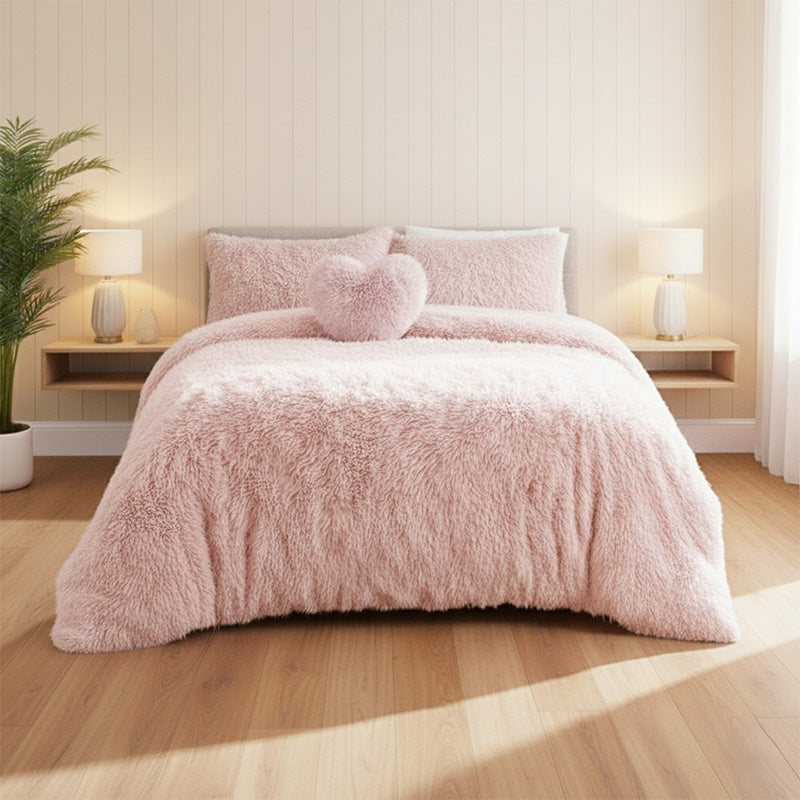 Super Fluffy Duvet Cover Ultra Soft, Cloud-Like Comfort Snug Sleep