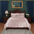Duvet Cover Embroidery Set Luxury Bedding with Matching Pillowcases