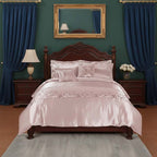 Duvet Cover Embroidery Set Luxury Bedding with Matching Pillowcases