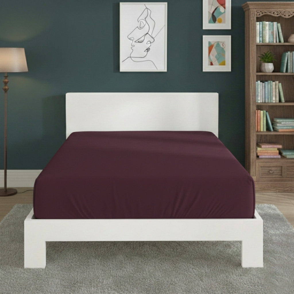 Polycotton Fitted Sheet Extra Deep 40cm Skirt Easy Care