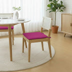Foam Seat Pad with Ties Pack of 4 Comfortable Chair Cushion for Dining, Kitchen Garden Seating