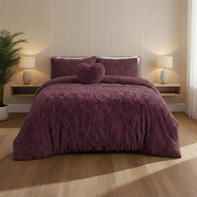 Super Fluffy Duvet Cover Ultra Soft, Cloud-Like Comfort Snug Sleep