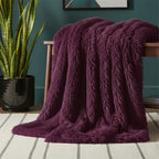 Cuddly Extra Fluffy Throw Ultra Soft Plush Blanket for Sofa Bed Home Decor